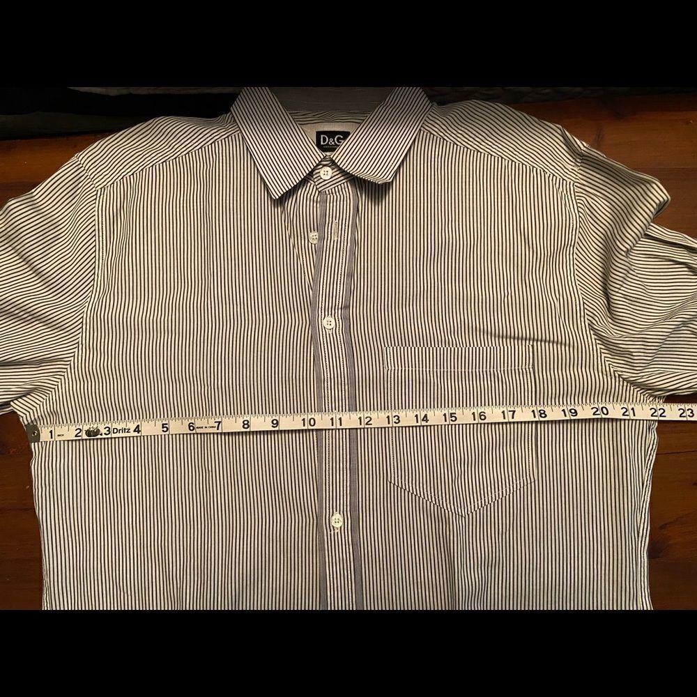 Mens Dolce & Gabbana Long Sleeve Shirt Sz Lg
